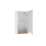Hochschrank - für Badezimmer - STILLA A30 - weiß Hochglanz - ROYAL24_MARKT