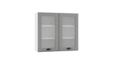 Glashängeschrank WS80 P/L – Elvara – Elegante Wandlösung