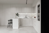 Küchenzeile – KS27-G390x260 – Zivora Hellgrau – Komfort und Design perfekt vereint