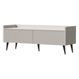 Ademo TV-Lowboard 120 cm mit 2 Klappen – Kaschmir