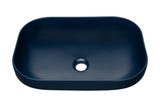 Aufsatzwaschbecken 50,4 × 35,2 cm – Marineblau matt, eckig – Ansicht 3