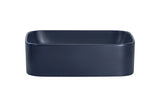 Aufsatzwaschbecken 50,5 × 38 cm – Marineblau matt, eckig – Ansicht 2