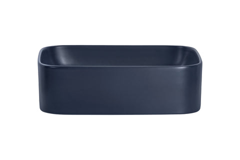 Aufsatzwaschbecken 50,5 × 38 cm – Marineblau matt, eckig – Ansicht 2