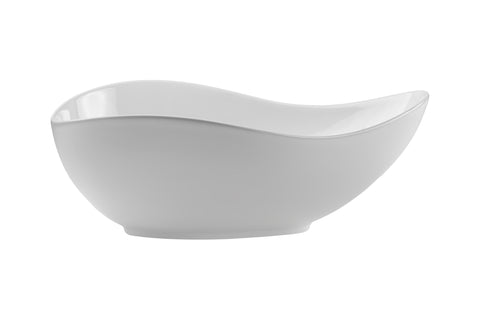 Aufsatzwaschbecken 51 × 39 cm – Weiß, glänzend – Ansicht 2