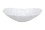 Aufsatzwaschbecken 61,5 × 36 cm – Weiß, matt, oval – Ansicht 2