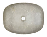 Aufsatzwaschbecken Annea 50,5 × 38,5 cm – matt, oval (Art.-Nr. CO-P-000373) – Ansicht 3