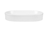 Aufsatzwaschbecken Bellona 56 × 36 cm – Weiß, glänzend, oval – Ansicht 2