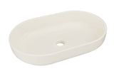 Aufsatzwaschbecken Riva II 55 × 35 cm – Elfenbein, matt, oval