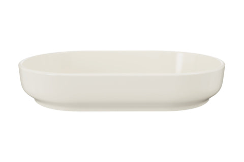 Aufsatzwaschbecken Riva II 55 × 35 cm – Elfenbein, matt, oval – Ansicht 2