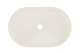 Aufsatzwaschbecken Riva II 55 × 35 cm – Elfenbein, matt, oval – Ansicht 3