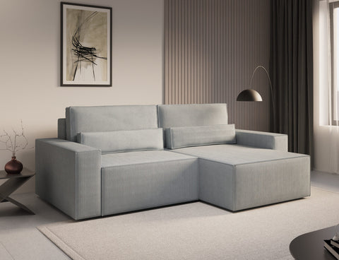 Ecksofa Brazil – Hellgrau – Brazil Mini