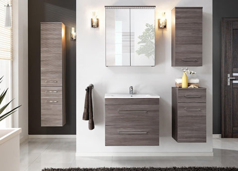 Badezimmer-Hängeschrank Avola 35 × 67 × 33 cm mit 1 Tür – Ansicht 2