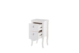 Badezimmer-Hängeschrank Elisara Weiß 45 × 82 × 36 cm mit 2 Schubladen – Ansicht 4