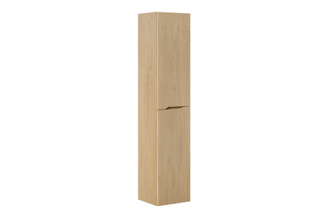 Badezimmer-Hochschrank Nordisa Cremona Eiche 35 × 170 × 33,5 cm mit 2 Türen
