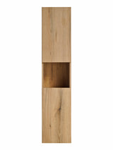 Badezimmer-Hochschrank Novira Coast Evoke Eiche 30 × 140 × 25 cm mit 2 Türen – ohne Griffe – Ansicht 2