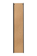 Badezimmer-Hochschrank Novira Schwarz matt 30 × 140 × 25 cm mit 2 Türen – Ansicht 4