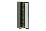 Badezimmer-Hochschrank Sombrela Glas 40 × 172 × 35 cm mit 1 Tür, mit LED-Beleuchtung – Ansicht 3