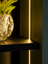 Badezimmer-Hochschrank Sombrela Glas 40 × 172 × 35 cm mit 1 Tür, mit LED-Beleuchtung – Ansicht 5