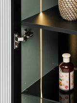 Badezimmer-Hochschrank Sombrela Glas 40 × 172 × 35 cm mit 1 Tür, mit LED-Beleuchtung – Ansicht 8