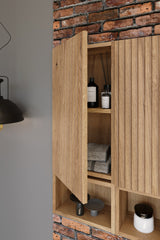 Badezimmer-Oberschrank Novira Coast Evoke Eiche 30 × 57 × 18,9 cm mit 1 Tür – Coast Evoke Eiche – Ansicht 6