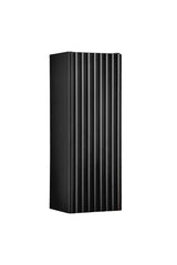 Badezimmer-Oberschrank Novira Schwarz matt 20 × 57 × 18,9 cm mit 1 Tür