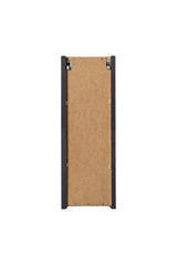 Badezimmer-Oberschrank Novira Schwarz matt 20 × 57 × 18,9 cm mit 1 Tür – Ansicht 4