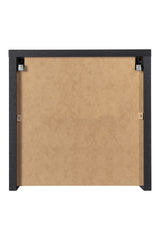 Badezimmer-Oberschrank Novira Schwarz matt 30 × 30 × 18,9 cm mit 1 Tür – Ansicht 4