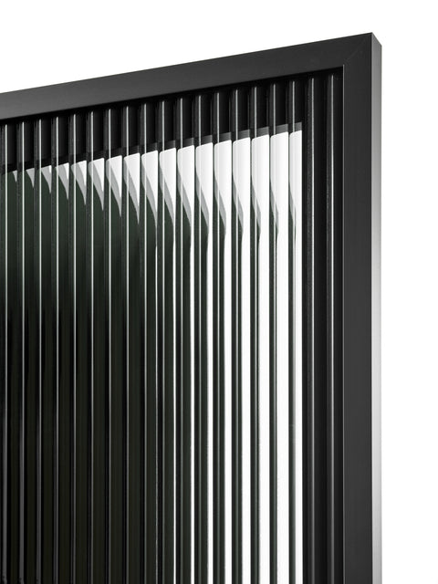 Badezimmer-Oberschrank Sombrela Glas 40 × 78 × 19 cm mit 1 Tür, mit LED-Beleuchtung – Ansicht 6