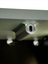 Badezimmer-Oberschrank Sombrela Schilfgrün 40 × 78 × 19 cm mit 1 Tür, mit LED-Beleuchtung – Ansicht 8