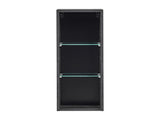 Badezimmer-Wandschrank offen Leonis Sherman Eiche 30 × 65 × 14,8 cm – Ansicht 2