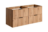 Badmöbel-Set Ardena Eiche 120 cm – 2 × Waschbeckenunterschrank