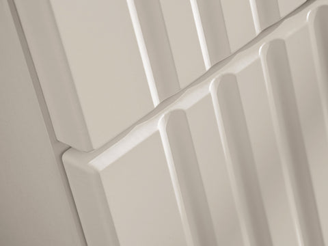Badmöbel-Set Ardena Kaschmir 120 cm – Waschtischplatte + Waschbeckenunterschrank + Hängeschrank – Ansicht 4