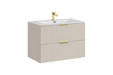 Badmöbel-Set Ardena Kaschmir 80 cm – Waschbecken + Waschbeckenunterschrank