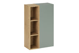 Badmöbel-Set Asteya Grün 50 cm – Regal + Hochschrank – Ansicht 2