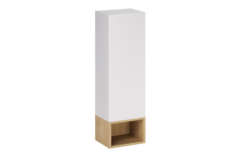 Badmöbel-Set Asteya Weiß 30 cm – Regal + Hochschrank – Ansicht 2