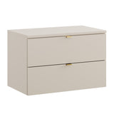 Badmöbel-Set Dalvira Kaschmir 80 cm – Waschbeckenunterschrank + Waschtischplatte