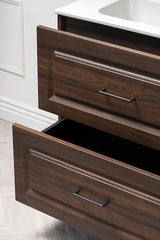 Badmöbel-Set Dorella Ristretto Eiche 60 cm – Waschbecken + Armatur + Waschbeckenunterschrank – Ansicht 4