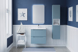 Badmöbel-Set Novira Denimblau 60 cm – Waschbecken + Waschbeckenunterschrank