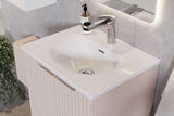 Badmöbel-Set Novira Denimblau 60 cm – Waschbecken + Waschbeckenunterschrank – Ansicht 6