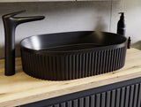 Badmöbel-Set Novira Denimblau 60 cm – Waschtischplatte + Waschbecken + Waschbeckenunterschrank – Ansicht 6