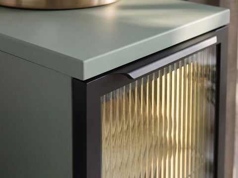 Badmöbel-Set Sombrela Grün 40 cm – Hängeschrank + Waschtischplatte – Ansicht 3