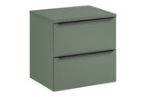 Badmöbel-Set Sombrela Grün 60 cm – Waschbeckenunterschrank + Waschtischplatte