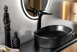 Badmöbel-Set Sombrela Grün 70 cm – Waschbecken + Waschbeckenunterschrank + Waschtischplatte – Ansicht 6