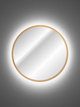 Badspiegel mit LED-Beleuchtung Helia 60 × 60 cm – mit Rahmen – Ansicht 3