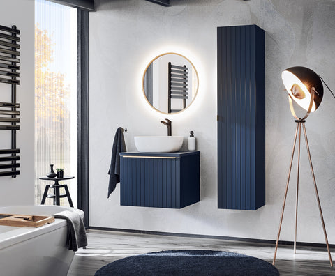 Badspiegel mit LED-Beleuchtung Helia 60 × 60 cm – mit Rahmen – Ansicht 4