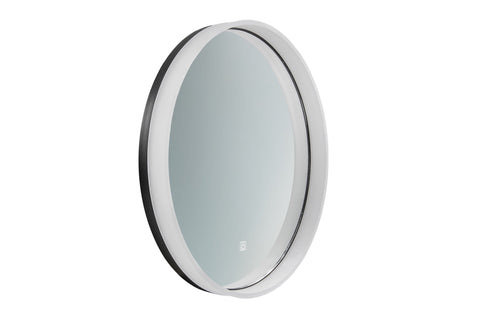 Badspiegel mit LED-Beleuchtung Orina 60 × 60 cm – mit Rahmen – Ansicht 4