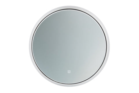 Badspiegel mit LED-Beleuchtung Orina 80 × 80 cm – mit Rahmen – Ansicht 6