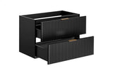Waschbeckenunterschrank 80 cm, 60 cm - Adel Black - Hervorragende Fertigungsqualität. - ROYAL24_MARKT