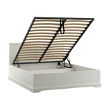 Bellmont Elegantes Doppelbett 160 × 200 cm im Landhausstil – Opalweiß – Ansicht 6