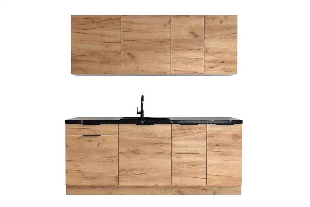 Küchenzeile – Praktische Küchenmöbel für jedes Zuhause, (Komplett Set), Hochwertig – Modern – Exklusiv.